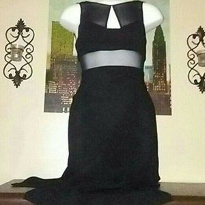 NWT BCBGeneration Women's Black Dress With Side Sl